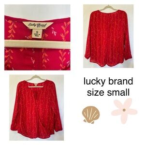 lucky brand blouse